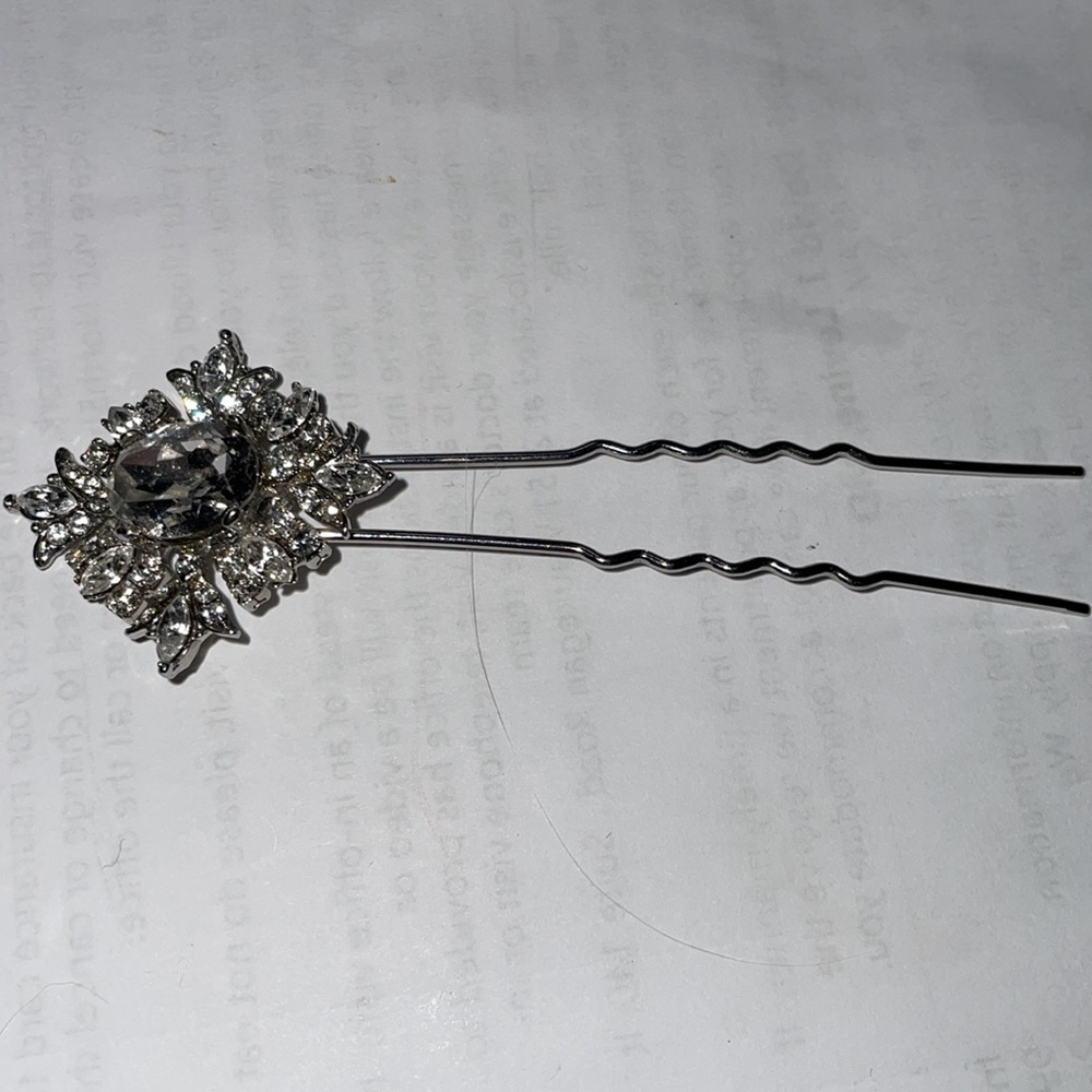 Hair Pin Clear Crystal